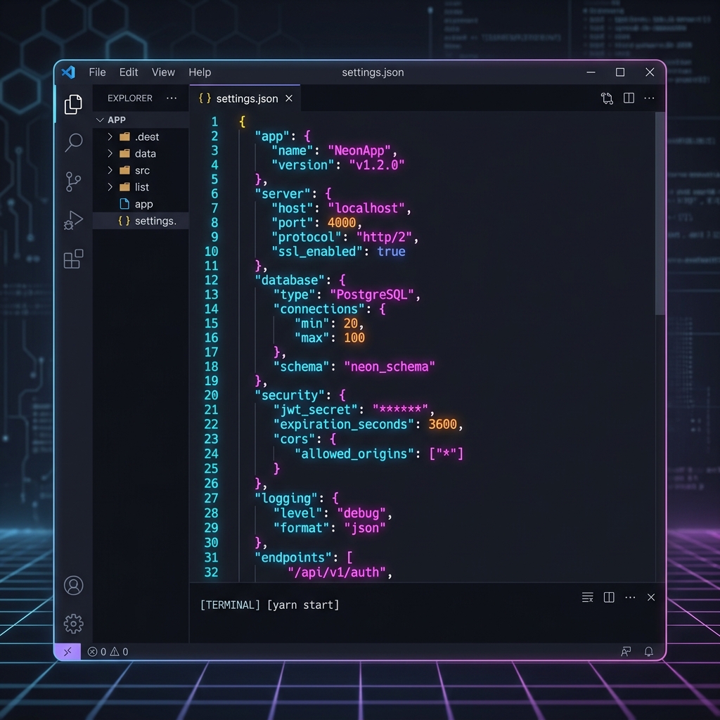 VS Code Settings JSON