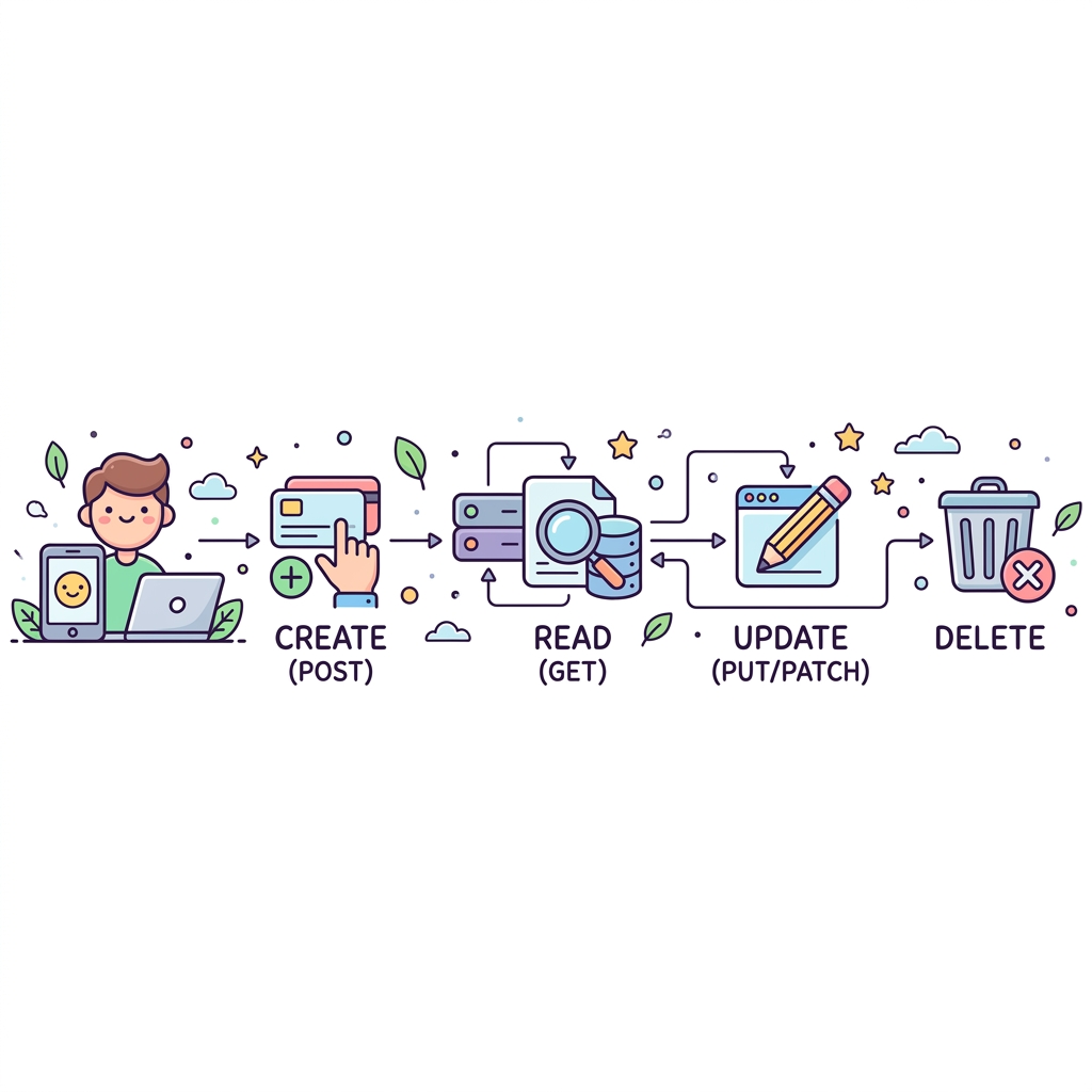 CRUD REST API Diagram