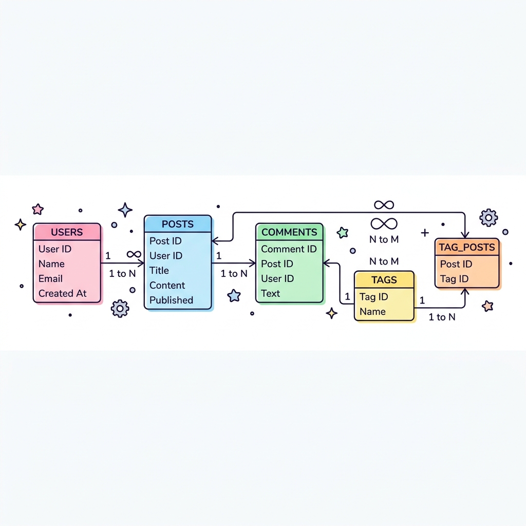 JPA Relationships Diagram